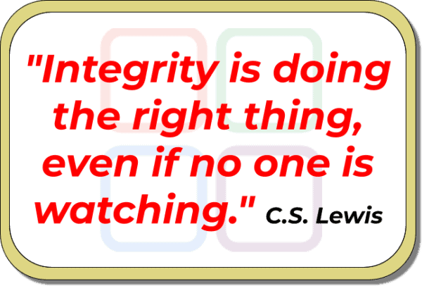 cs lewis quote integrity