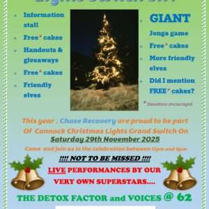 Christmas Light Switch-On Event in Cannock.