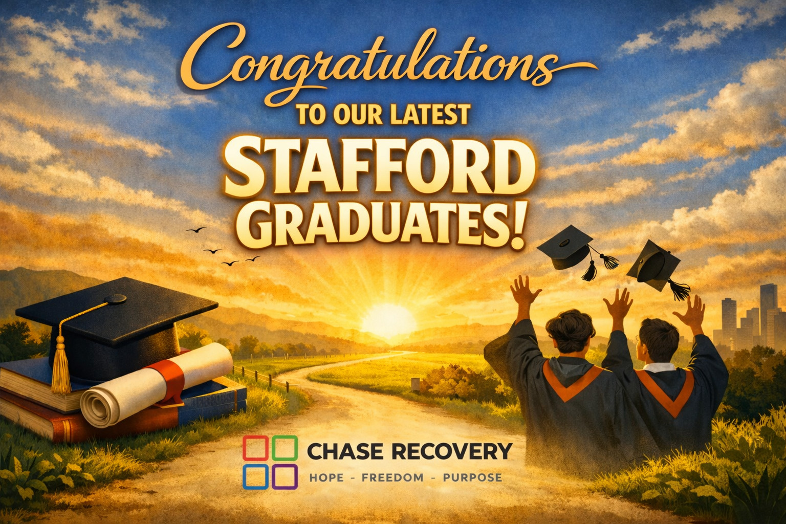 graduation banner stafford