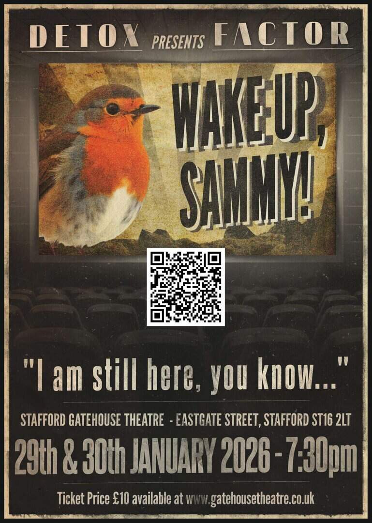 Detox Theatre Wake Up Sammy - Recovery & Wellness Event.